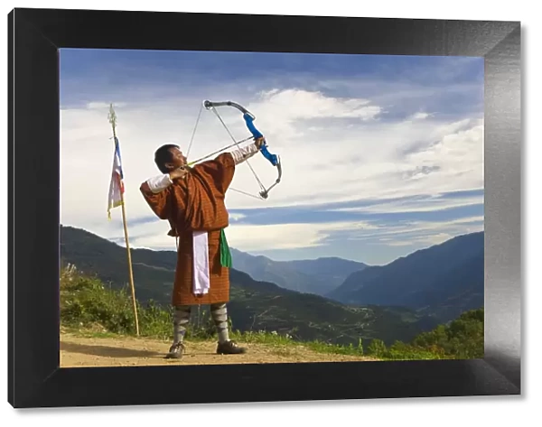 Archery competition, Bumthang, Bhutan