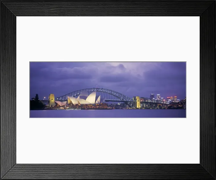 Framed Print : Opera House & Harbour Bridge, Sydney, New South Wales, Australia Framed Print : Opera House & Harbour Bridge, Sydney, New South Wales, Australia