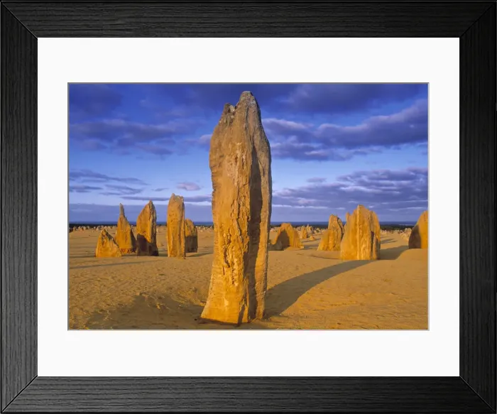 Framed Print : The Pinnacles, Western Australia, Australia