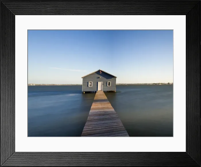 Framed Print : Swan River, Boat House and Jetty Perth, WA, Western Australia, Australia Framed Print : Swan River, Boat House and Jetty Perth, WA, Western Australia, Australia