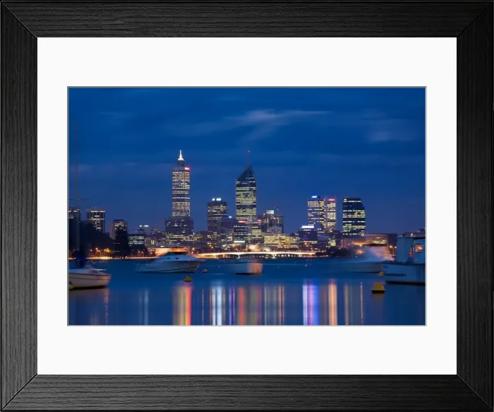 Framed Print : Skyline, Perth, Western Australia, Australia Framed Print : Skyline, Perth, Western Australia, Australia