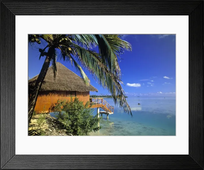 Framed Print : Pearl Beach resort