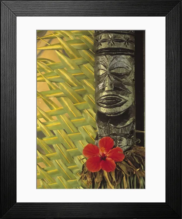 Framed Print : Traditional wood carving, Rarotonga, Cook Islands Framed Print : Traditional wood carving, Rarotonga, Cook Islands