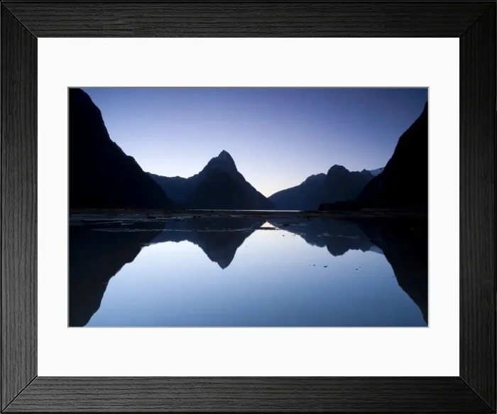 Framed Print : Mitre Peak, Fjordland National Park, South Island, New Zealand Framed Print : Mitre Peak, Fjordland National Park, South Island, New Zealand
