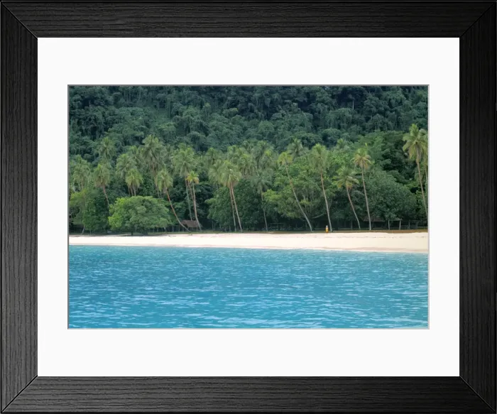 Framed Print : Champagne beach