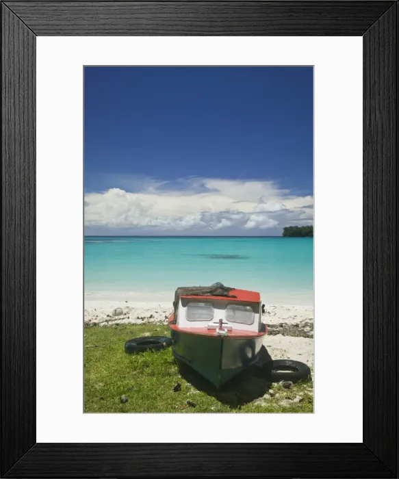 Framed Print : Vanuatu, Espiritu Santo Island Port Olry, Port Olry Town Beach Framed Print : Vanuatu, Espiritu Santo Island Port Olry, Port Olry Town Beach