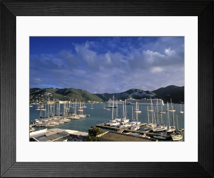 Framed Print : Road Town, Tortola Framed Print : Road Town, Tortola