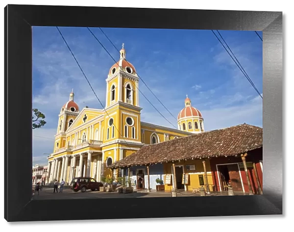 Nicaragua, Granada, Park Colon, Park Central, Cathedral de Granada