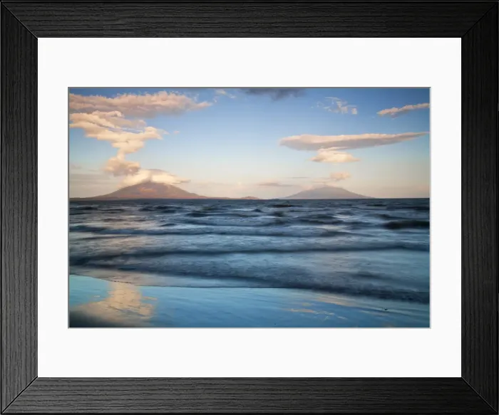 Framed Print : Nicaragua, View from San Jorge of Conception and Maderas Volcanoes Framed Print : Nicaragua, View from San Jorge of Conception and Maderas Volcanoes