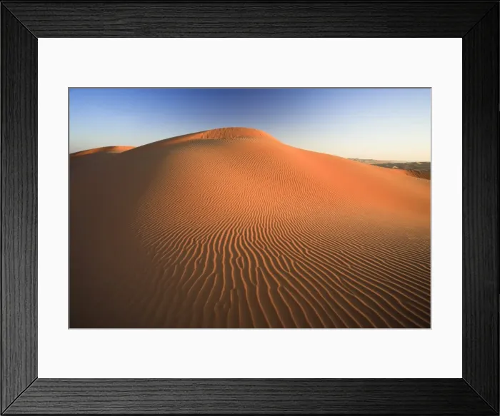 Framed Print : United Arab Emirates, Liwa Oasis, Sand dunes near the Empty Quarter Desert Framed Print : United Arab Emirates, Liwa Oasis, Sand dunes near the Empty Quarter Desert