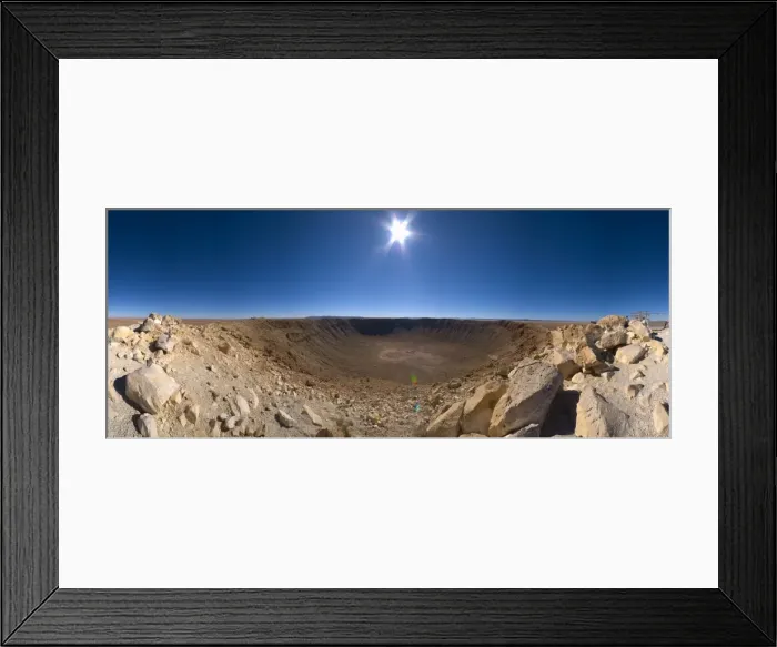Framed Print : USA, Arizona, Barringer Meteorite Crater Framed Print : USA, Arizona, Barringer Meteorite Crater