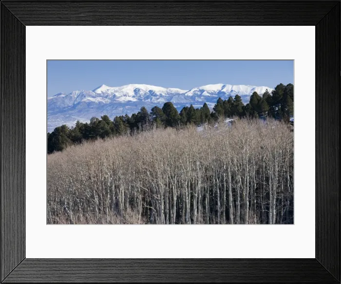 Framed Print : USA, Utah, Boulder, View towards Capitol Reef National Park from Rt. 12, winter