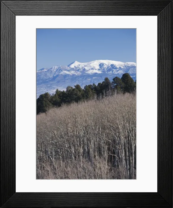 Framed Print : USA, Utah, Boulder, View towards Capitol Reef National Park from Rt. 12, winter