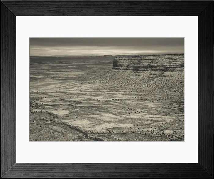 Framed Print : USA, Utah, Moki Dugway, view towards Monument Valley, Arizona, winter Framed Print : USA, Utah, Moki Dugway, view towards Monument Valley, Arizona, winter