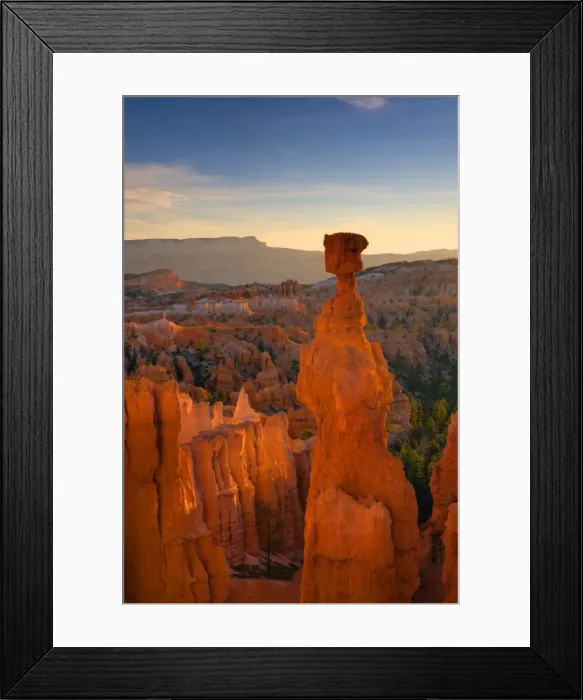 Framed Print : USA, Utah, Bryce Canyon National Park, Thors Hammer near Sunset Point Framed Print : USA, Utah, Bryce Canyon National Park, Thors Hammer near Sunset Point