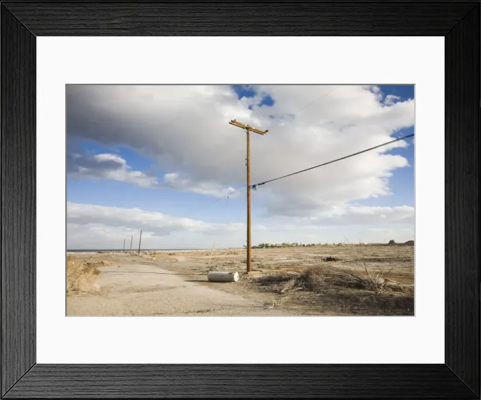 Framed Print : USA, California, Salton City, ghost town around the Salton Sea Framed Print : USA, California, Salton City, ghost town around the Salton Sea