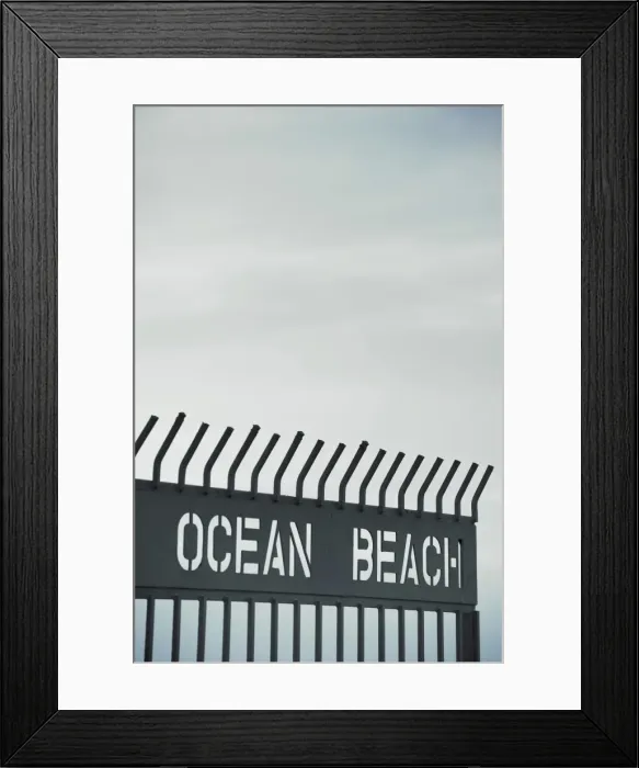 Framed Print : USA, California, San Diego, Ocean Beach and fishing Pier Framed Print : USA, California, San Diego, Ocean Beach and fishing Pier