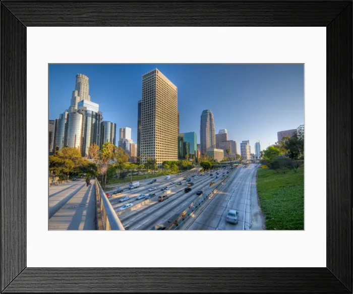 Framed Print : USA, California, Los Angeles, Downtown Framed Print : USA, California, Los Angeles, Downtown