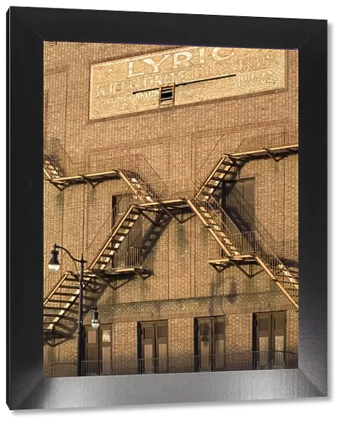 USA, Alabama, Birmingham, Lyric Theatre Sign, Vaudeville Theatre, Constructed In 1914