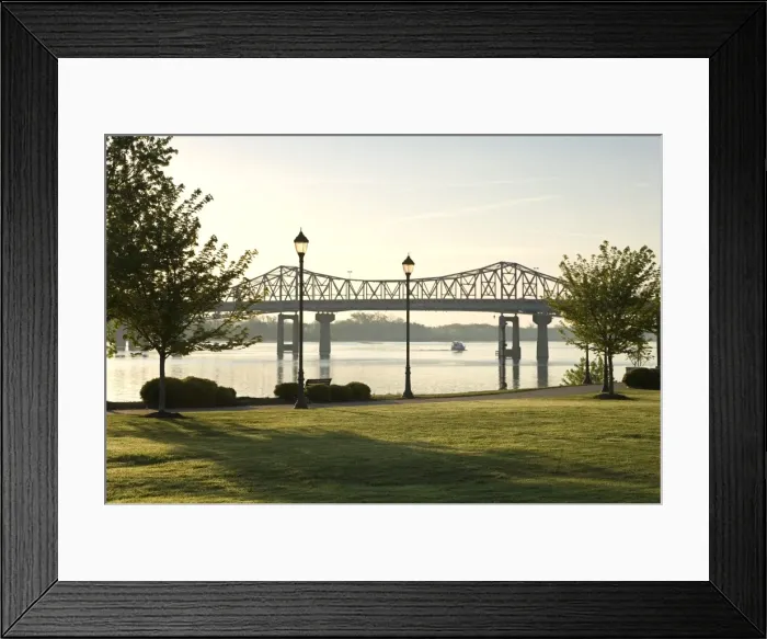 Framed Print : USA, Alabama, Decatur, Rhodes Ferry Park, Steamboat Bill Memorial Bridge Framed Print : USA, Alabama, Decatur, Rhodes Ferry Park, Steamboat Bill Memorial Bridge