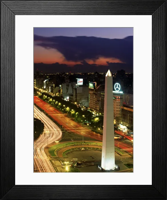 Framed Print : Obelisko, Avenida 9 de Julio Framed Print : Obelisko, Avenida 9 de Julio