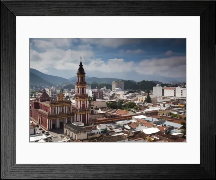 Framed Print : Argentina, Salta Province, Salta, Iglesia San Francisco