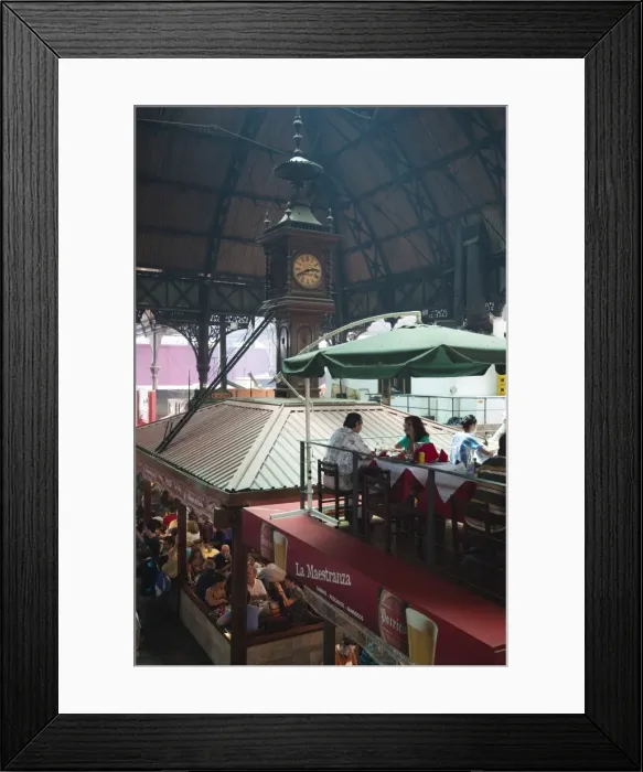 Framed Print : Uruguay, Montevideo, Mercado del Puerto, Parilladas grill restaurants, NR Framed Print : Uruguay, Montevideo, Mercado del Puerto, Parilladas grill restaurants, NR