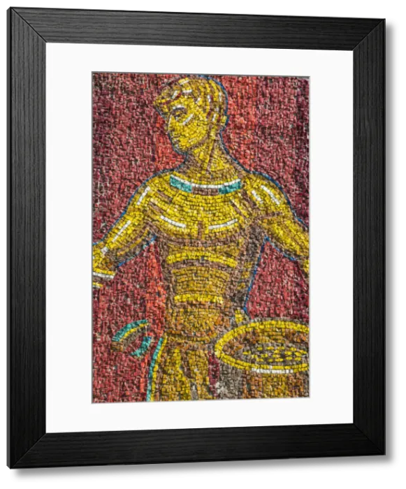 Framed Print : Soviet wall mural on apartment building in Minsk, Belarus Framed Print : Soviet wall mural on apartment building in Minsk, Belarus