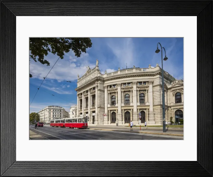 Framed Print : Burgtheater, Universitatsring, Vienna, Austria Framed Print : Burgtheater, Universitatsring, Vienna, Austria