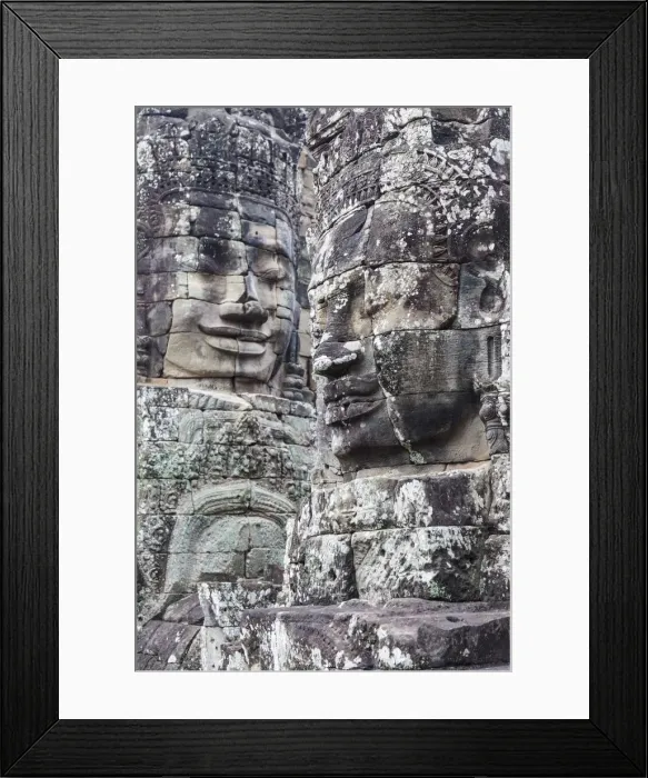 Framed Print : Cambodia, Angkor, Angkor Thom, Bayon Temple, face of Avalokiteshvara Framed Print : Cambodia, Angkor, Angkor Thom, Bayon Temple, face of Avalokiteshvara