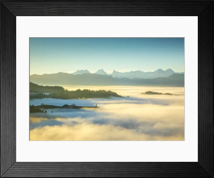 Framed Print : Emmental Valley and the Bernese Alps, Berner Oberland, Switzerland Framed Print : Emmental Valley and the Bernese Alps, Berner Oberland, Switzerland