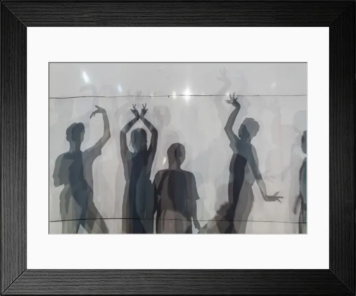 Framed Print : Cambodia, Battambang, Phar Ponleu Selpak, arts and circus school, silhouettes of Framed Print : Cambodia, Battambang, Phar Ponleu Selpak, arts and circus school, silhouettes of