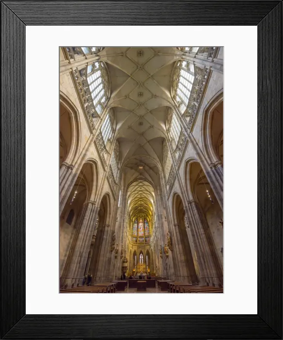 Framed Print : Czech Republic, Prague, Mala Strana, Prague Castle, St. Vitus Cathedral Framed Print : Czech Republic, Prague, Mala Strana, Prague Castle, St. Vitus Cathedral
