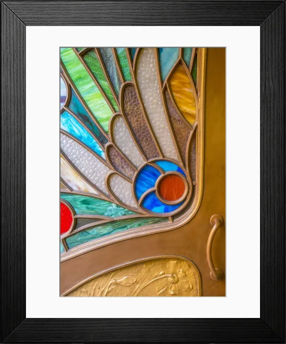 Framed Print : Czech Republic, Prague, New Town, Nove Mesto, Lucerna Palace Arcade, Art Deco door detail Framed Print : Czech Republic, Prague, New Town, Nove Mesto, Lucerna Palace Arcade, Art Deco door detail