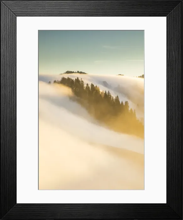 Framed Print : Clopud bank over a hill in the Emmental Valley, Berner Oberland, Switzerland Framed Print : Clopud bank over a hill in the Emmental Valley, Berner Oberland, Switzerland