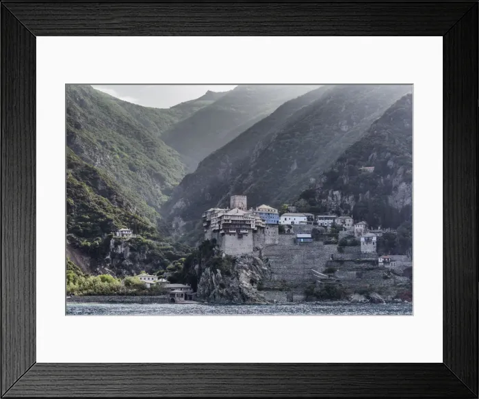 Framed Print : Dionysiou monastery, Mount Athos, Athos peninsula, Greece Framed Print : Dionysiou monastery, Mount Athos, Athos peninsula, Greece