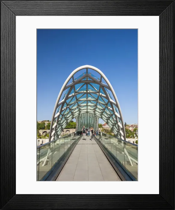 Framed Print : Georgia, Tbilisi, Peace Bridge Framed Print : Georgia, Tbilisi, Peace Bridge