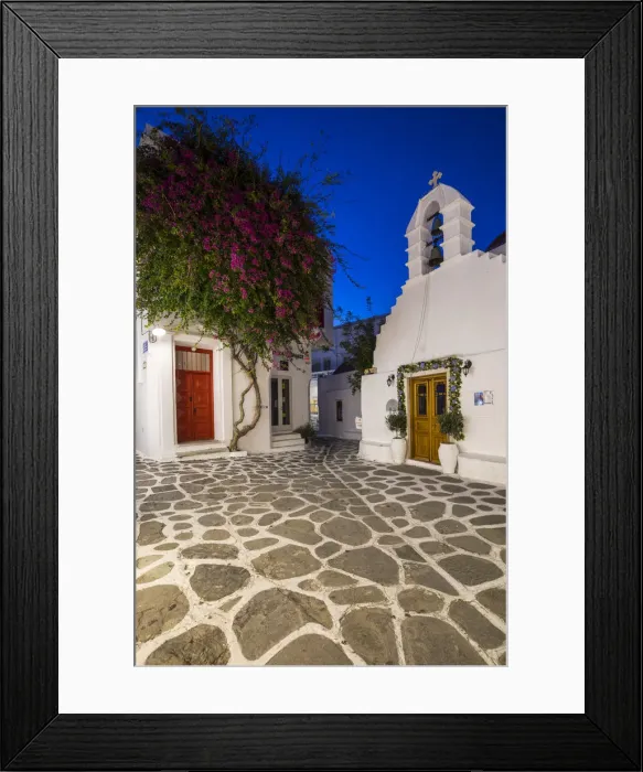 Framed Print : Greek orthodox chapel, Chora (Mykonos Town), Mykonos, Cyclades Islands, Greece Framed Print : Greek orthodox chapel, Chora (Mykonos Town), Mykonos, Cyclades Islands, Greece