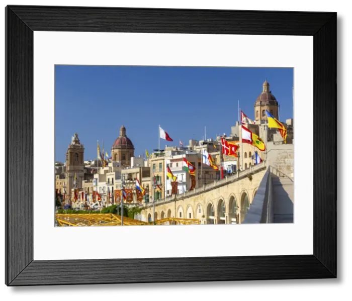 Framed Print : Malta, Malta, Valletta, Vittoriosa Town Framed Print : Malta, Malta, Valletta, Vittoriosa Town