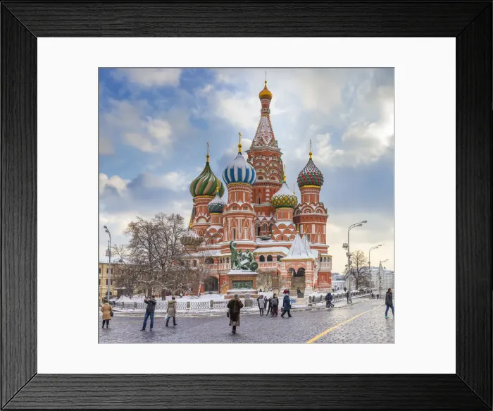 Framed Print : Saint Basils Cathedral, Red square, Moscow, Russia Framed Print : Saint Basils Cathedral, Red square, Moscow, Russia
