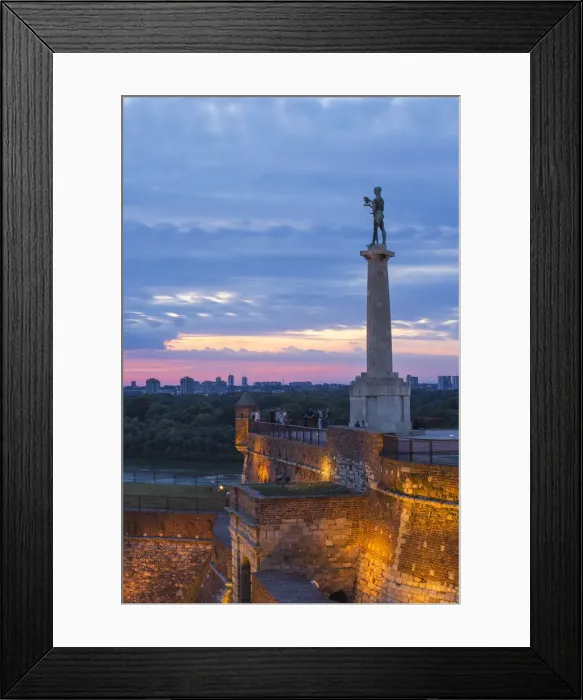 Framed Print : Serbia, Belgrade, Kalemegdan Park, Victor Monument at Belgrade Fortress Framed Print : Serbia, Belgrade, Kalemegdan Park, Victor Monument at Belgrade Fortress