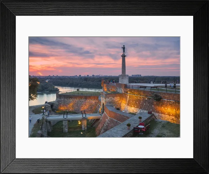 Framed Print : Serbia, Belgrade, Kalemegdan Park, Victor Monument at Belgrade Fortress Framed Print : Serbia, Belgrade, Kalemegdan Park, Victor Monument at Belgrade Fortress