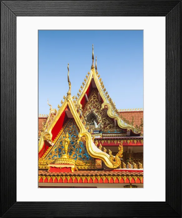 Framed Print : Laos, Vientiane, Wat Chanthabuli, detail Framed Print : Laos, Vientiane, Wat Chanthabuli, detail