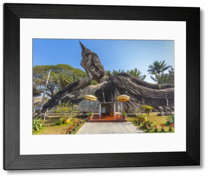 Framed Print : Laos, Vientiane, Xieng Khuan Buddha Park, statues of religious figures Framed Print : Laos, Vientiane, Xieng Khuan Buddha Park, statues of religious figures