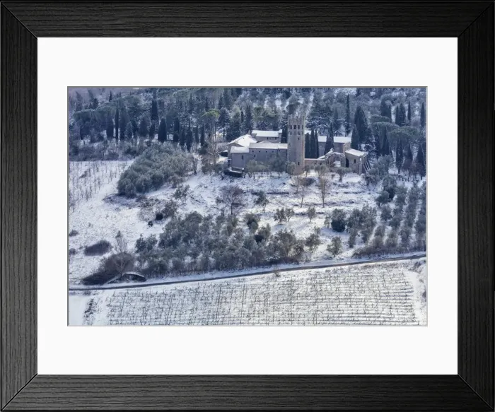 Framed Print : Landscape with medieval fortress, Orvieto, Umbria, Italy Framed Print : Landscape with medieval fortress, Orvieto, Umbria, Italy