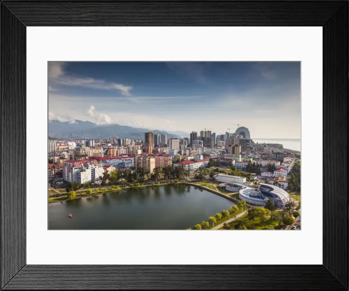 Framed Print : Georgia, Batumi, Nurigeli Lake Framed Print : Georgia, Batumi, Nurigeli Lake
