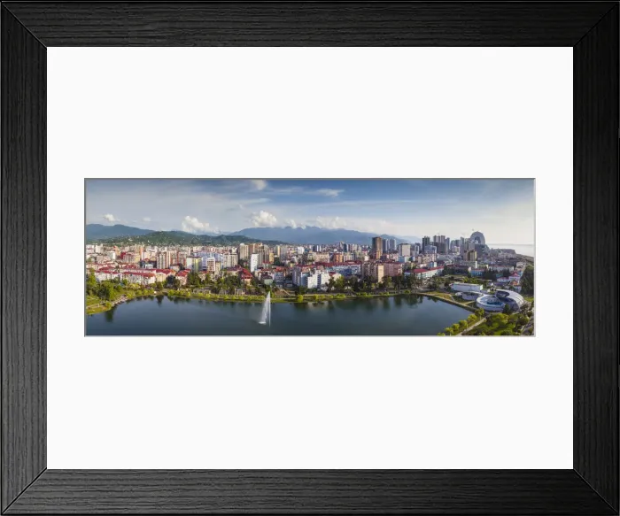 Framed Print : Georgia, Batumi, Nurigeli Lake Framed Print : Georgia, Batumi, Nurigeli Lake