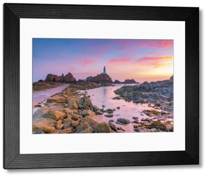Framed Print : United Kingdom, Channel Islands, Jersey, Corbiere Lighthouse Framed Print : United Kingdom, Channel Islands, Jersey, Corbiere Lighthouse