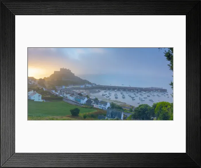 Framed Print : United KIngdom, Channel Islands, Gorey, Mont Orgueil Castle or Gorey Castle Framed Print : United KIngdom, Channel Islands, Gorey, Mont Orgueil Castle or Gorey Castle