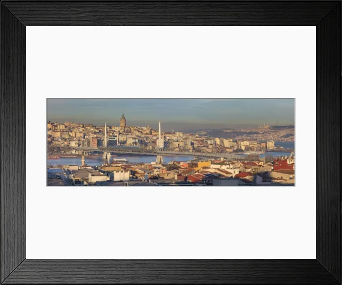 Framed Print : Halic Metro Bridge across the Golden Horn, Istanbul, Turkey Framed Print : Halic Metro Bridge across the Golden Horn, Istanbul, Turkey